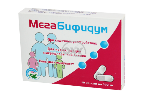 product-Мега Бифидум капсулы 300 мг №10
