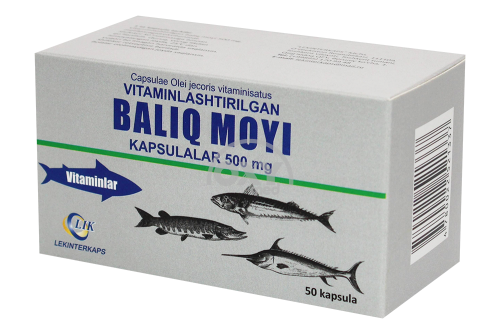 product-Baliq yog'i vitamini 500 mg qopqoq No 50