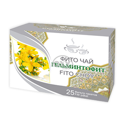product-Helmintofit o'simlik choyi, 2 g, sumkalar. № 25