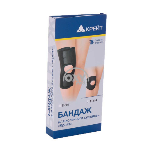 product-Бандаж для коленного сустава E-514 №3 Крейт черный