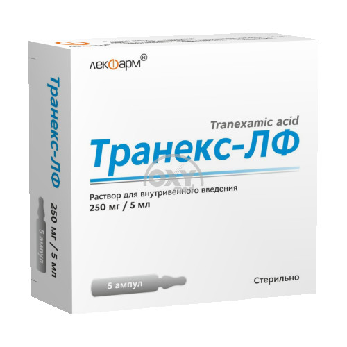 product-Транекс ЛФ, 250 мг/5 мл, 5 мл, ампулы №5