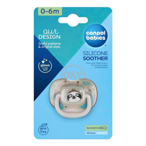 product-154 Soother.Canpol Chaqaloqlar silikon.Leni (0-6 oylik)