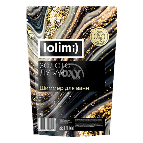 product-Шиммер для ванн Lolimi золото Дубая 180 г