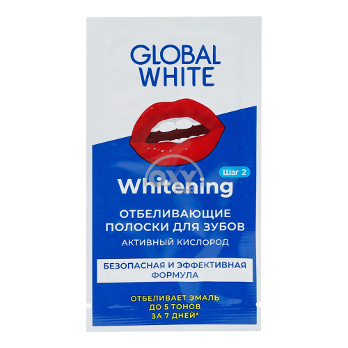 product-028 Tishlarni oqartiruvchi chiziqlar .GLOBAL WHITE № 2