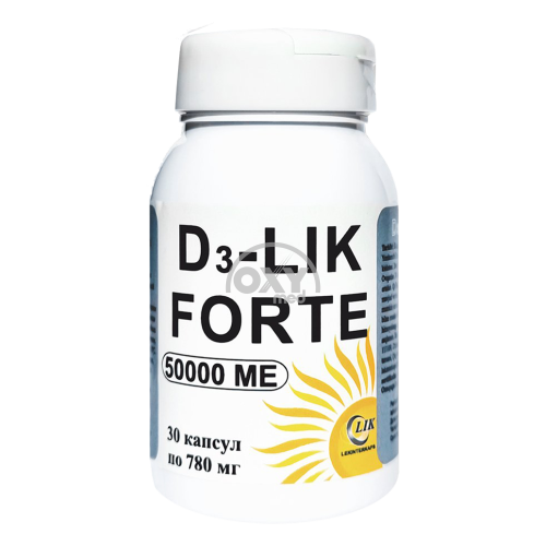 product- D3-LIK Forte 50000IU 780 mg № 30 qopqoq.