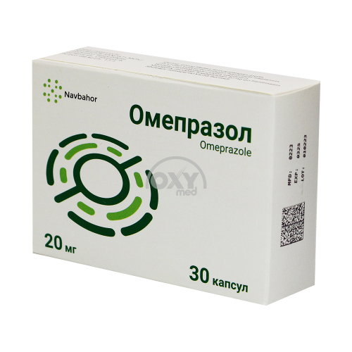 product-Omeprazol 20 mg № 30 kapsulalar