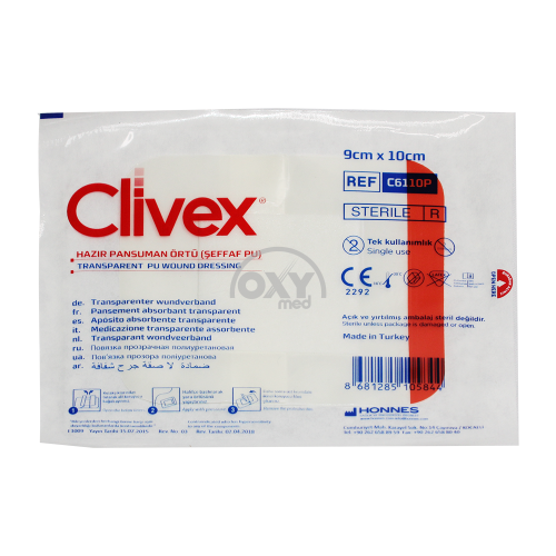 product-Poliuretan bandaj. o'chirildi Clivex 9 sm x 10 sm