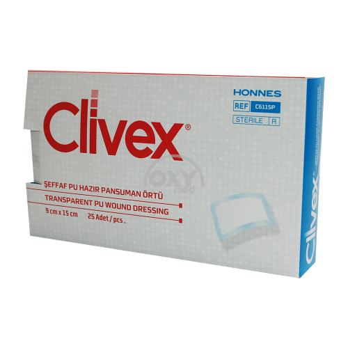 product-Poliuretan bandaj. o'chirildi Clivex 9 sm x 15 sm