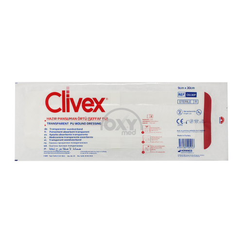 product-Poliuretan bandaj. o'chirildi Clivex 9 sm x 30 sm