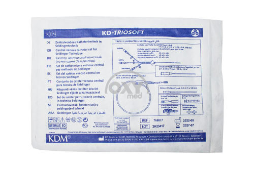product-Катетер центральный венозный KD-TRIOSOFT 7Fr, 16-18-18G