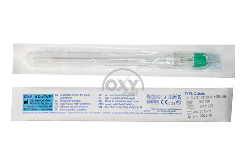 product-Иглы спинальные 0,80 х 88 мм KD-FINE 21G Quincke
