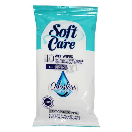 product-Салфетки влажные Soft care без запаха №10