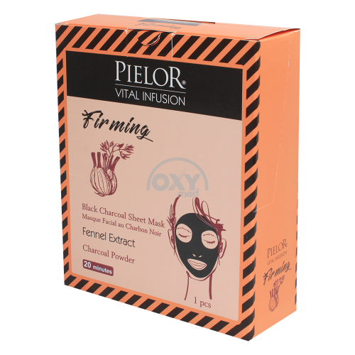 product-Маска для лица тканевая Pielor VI charcoal firming 25 мл