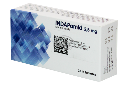 product-INDAPAMIDE 2,5 mg № 30 tab.