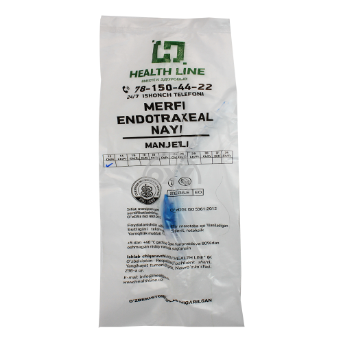 product-Endotraxeal naycha. CH/FR12 (manjetlar bilan)