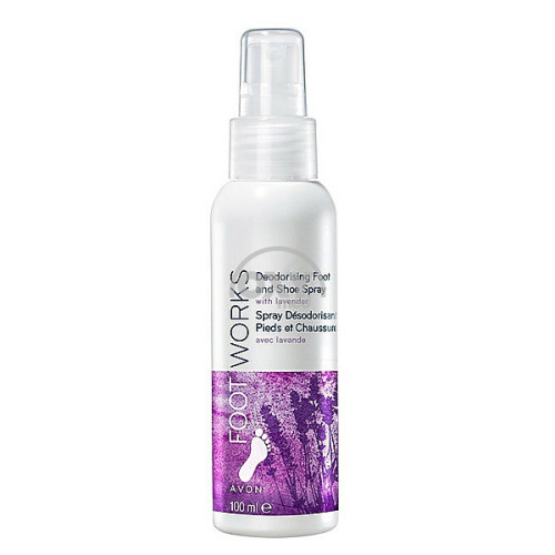 product-421 Oyoqlar uchun dezodorant spreyi AVON Foot Works lavanda 100ml