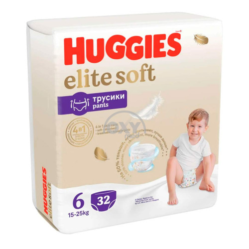 product-Трусики-подгузники Huggies Elite Soft размер #6 №32