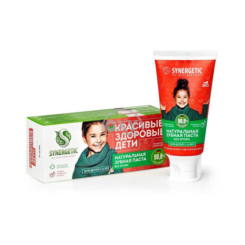 product-Зубная паста детская "Synergetic"3-6 лет 50 г (красная)