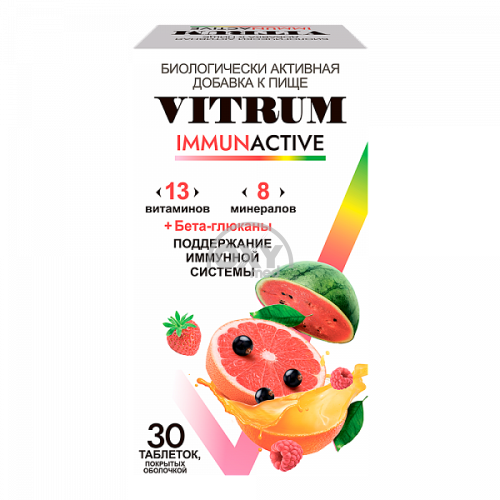 product-Vitrum Immunaktiv № 30 yorlig'i.
