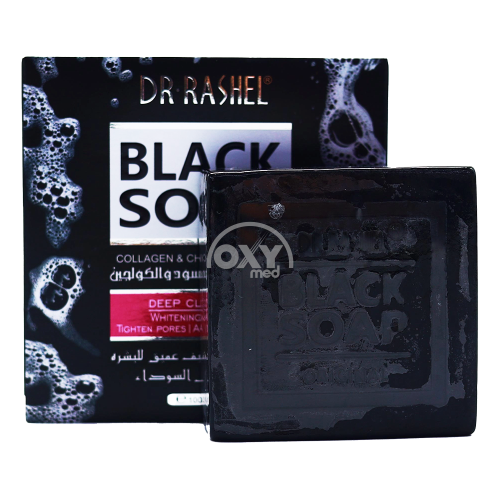 product-Мыло с чёрным углём DR RASHEL Black Soap 100г