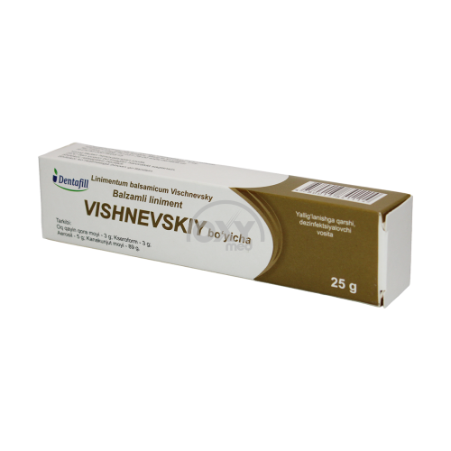 product-Vishnevskiy bo'yicha liniment 25g