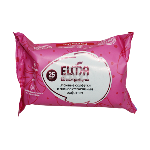 product-Салфетки влажные антибактериальные Elma Premium №25