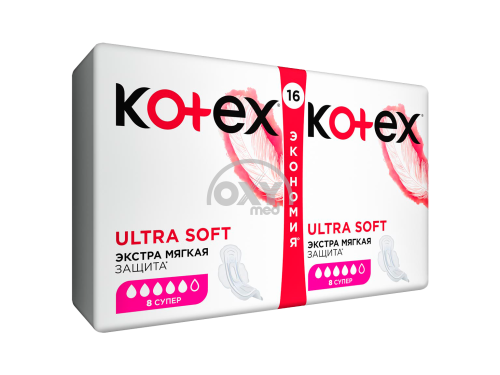 product-Прокладки гигиенические Kotex Ultra Soft супер №16