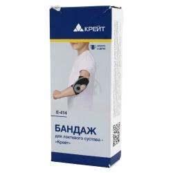product-Бандаж для локтевого сустава E-414 №1 "Крейт" черный