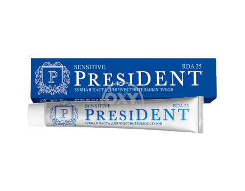 product-Зубная паста PRESIDENT Sensitive RDA75 75г
