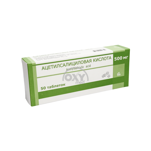 product-Ацетилсалициловая к-та 0,5г №50 табл.