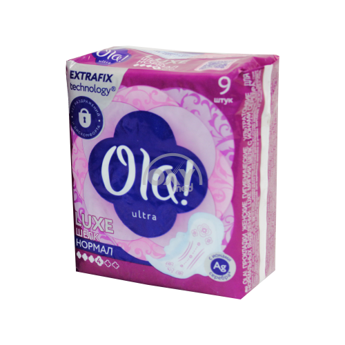 product-Прокладки OLA! Ultra Lux шёлк с ионами серебра №9