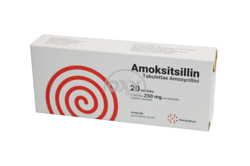 product-Амоксициллин 250 мг №20 таблетки