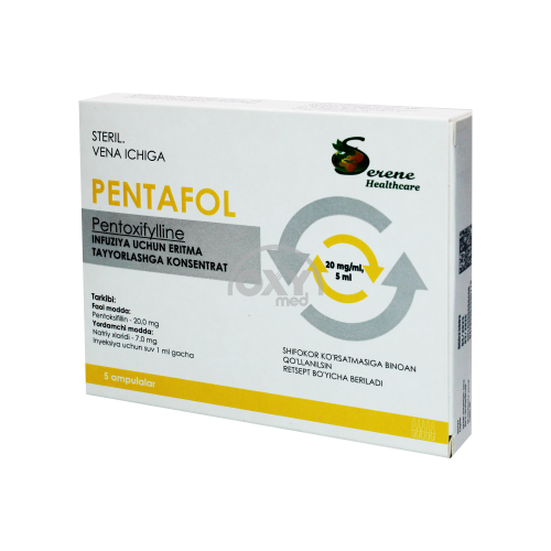 product-Pentafol, 20 mg/ml, 5 ml, amp. № 10