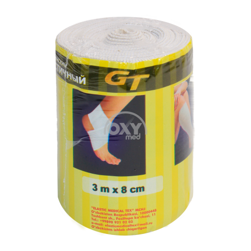 product- Elastik bandaj asal. GT 3 m x 8 sm