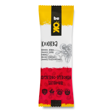 product-Батончик BE Ok фруктово-ореховый клюква 30г