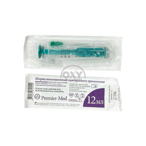 product-Шприц "РМ" 12мл 0,8х40,0мм TW двухдетальный Луэр