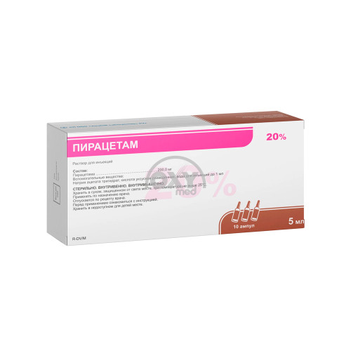 product-Пирацетам 20% ампулы 5 мл №10