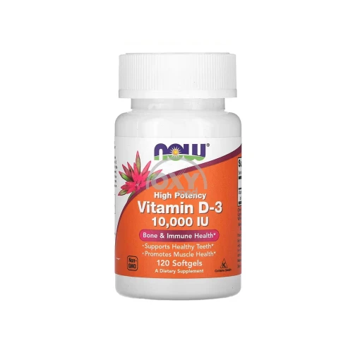 product-Витамин D3 NOW, 10000 МЕ, капсулы №120