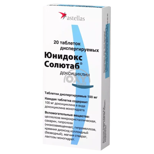 product-Юнидокс Солютаб, 100 мг, таблетки №20