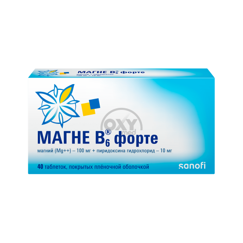 product-Магне В6 форте 100мг/10мг №40 табл.