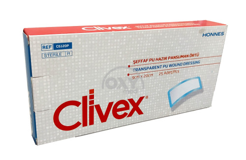 product-Poliuretan bandaj. o'chirildi Clivex 9 sm x 20 sm