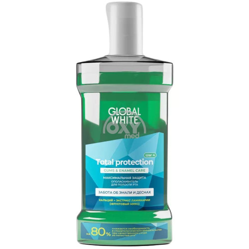 product-Ополаскиватель для полости рта GLOBAL WHITE Максимальная защита 300 мл