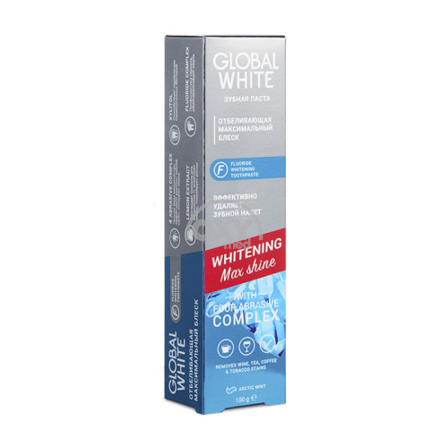 product-Зубная паста GLOBAL WHITE максимальный блеск 100 г