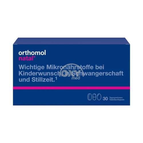 product-Orthomol Natal plus № 30 planshetlar va kapsulalar