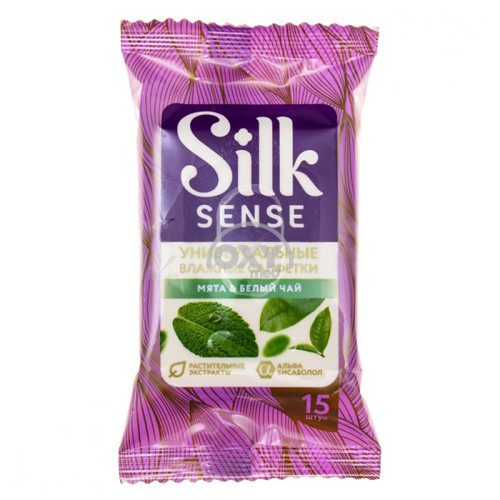 product-763 nam salfetkalar Silk Sense yalpiz va oq choy No15