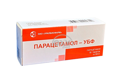 product-Парацетамол УБФ 500мг №50 таблетки (5Х10)