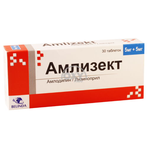 product-Амлизект 5мг+5мг №30 табл.