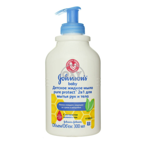 product-Жидкое мыло Johnson's Baby Pure Protect 300мл