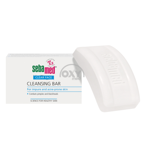 product-Мыло очищающее для кожи с акне Sebamed clear face 100гр