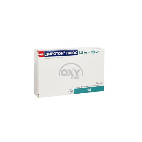 product-Диротон плюс 1,5мг+20мг №28 капсулы